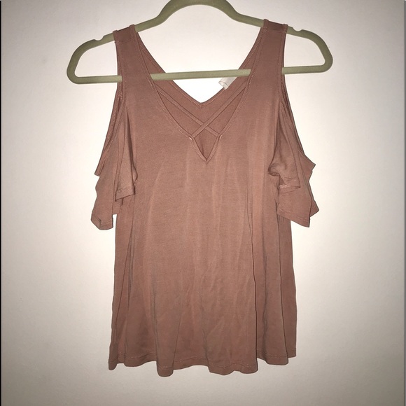 Off the shoulder tank top rose pink - Picture 1 of 4